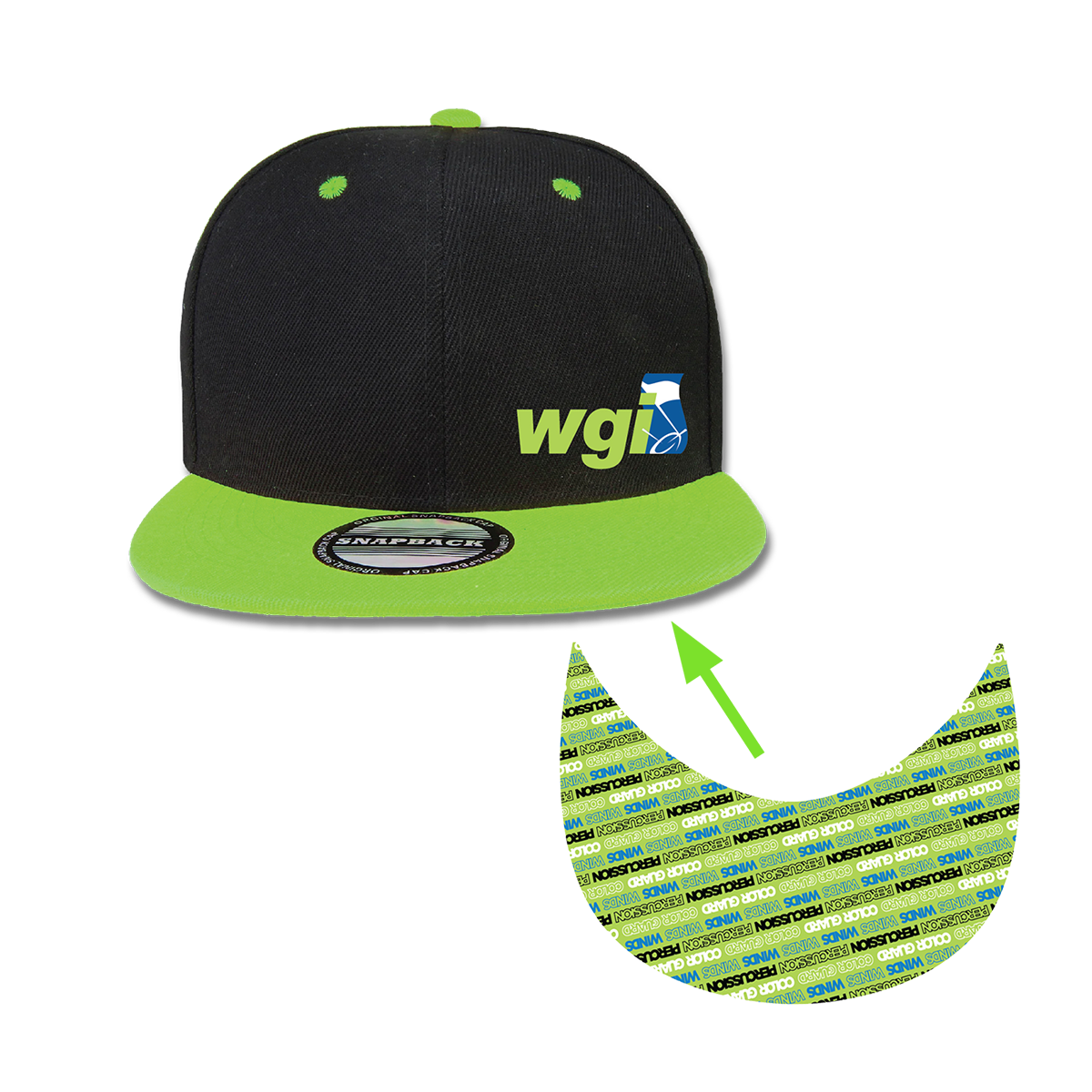 WGI True Sport Flat Bill Cap