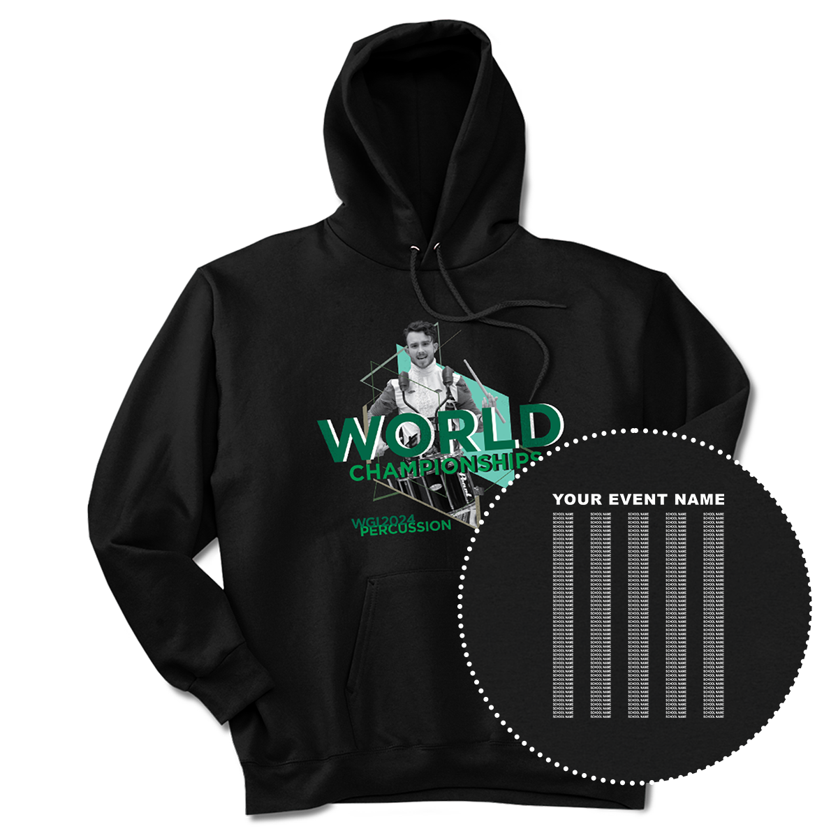 WGI 2024 Percussion World Championship Hoodie