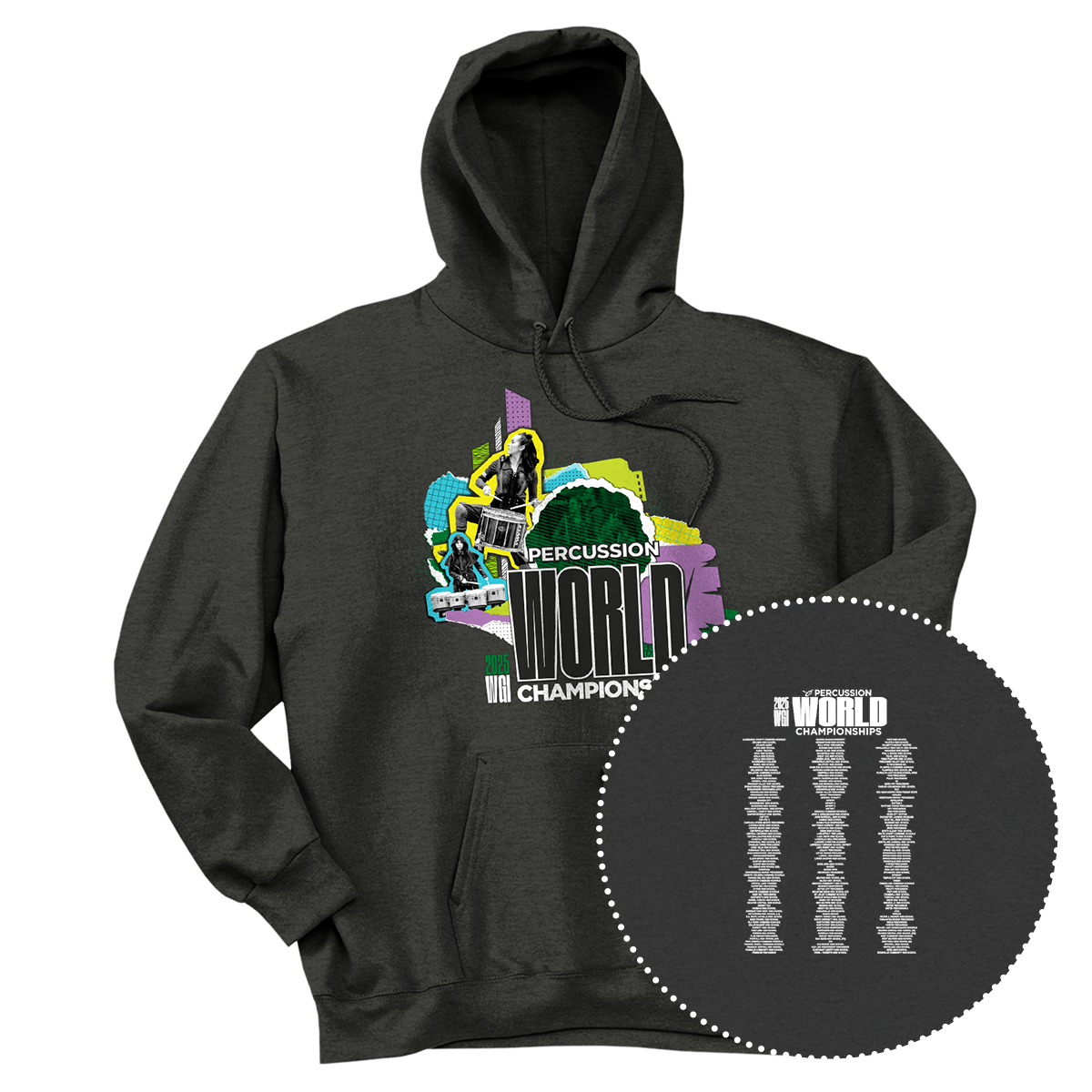 WGI 2025 Percussion World Championships Hoodie
