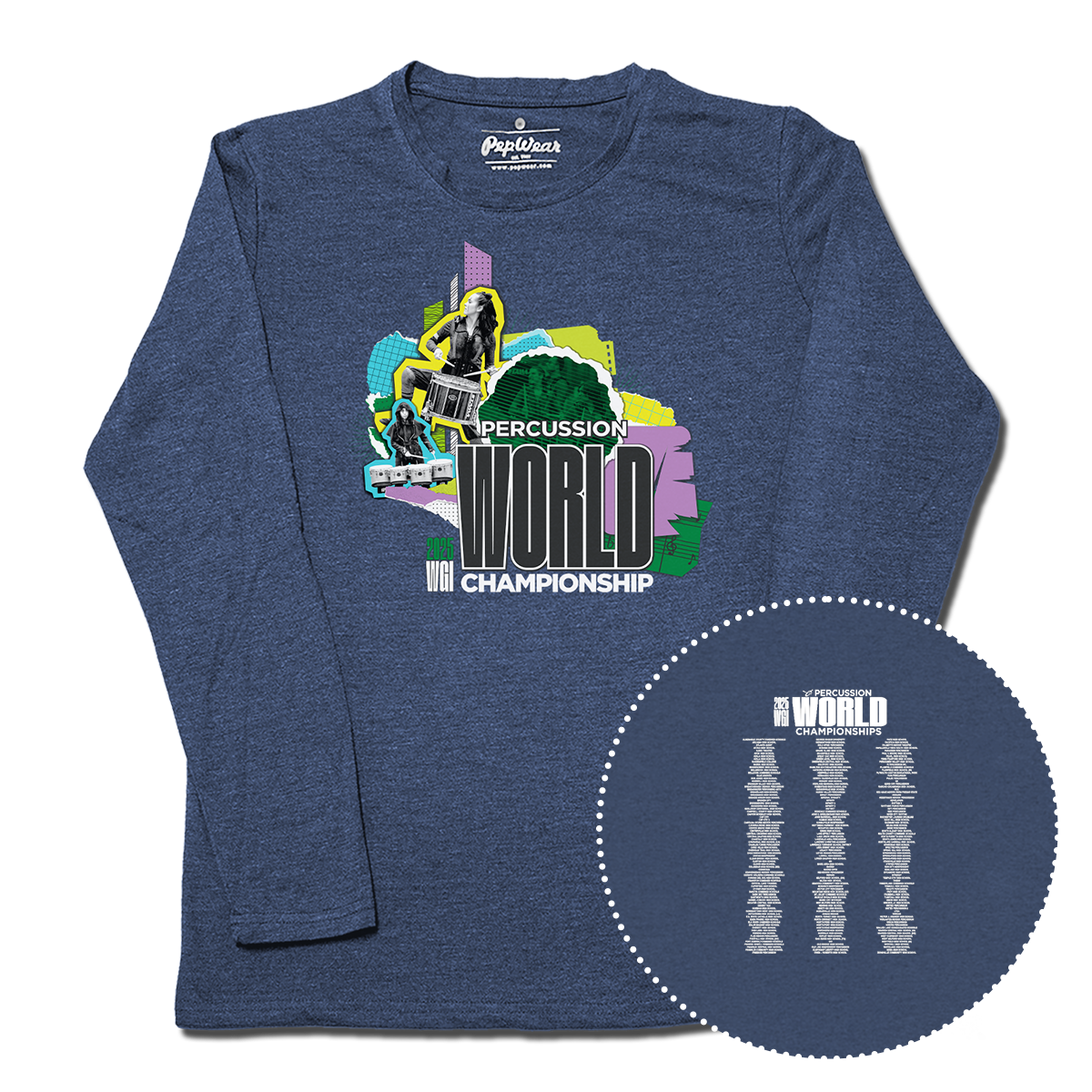 WGI 2025 Percussion World Championships Long Sleeve