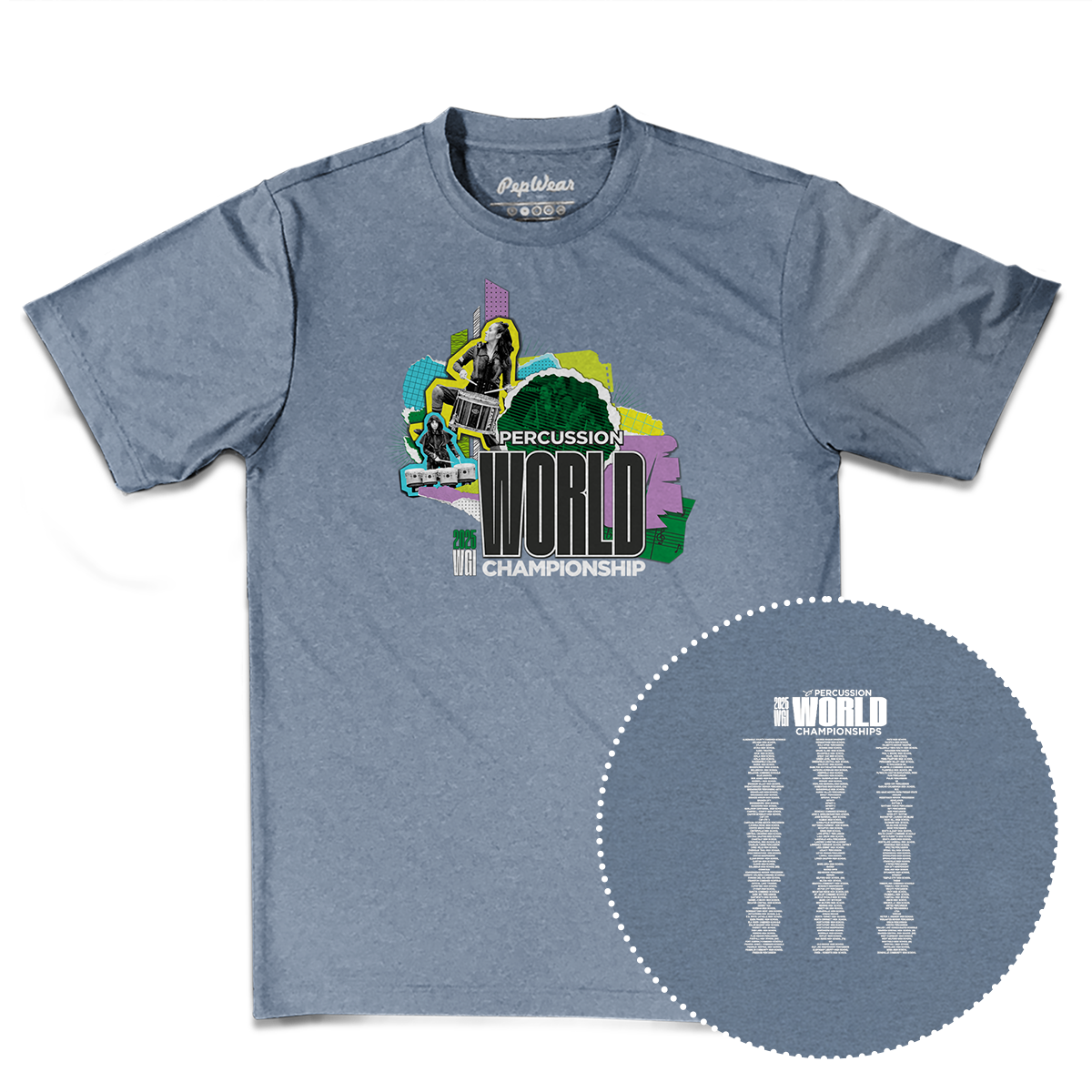 WGI 2025 Percussion World Championships Performance T-Shirt