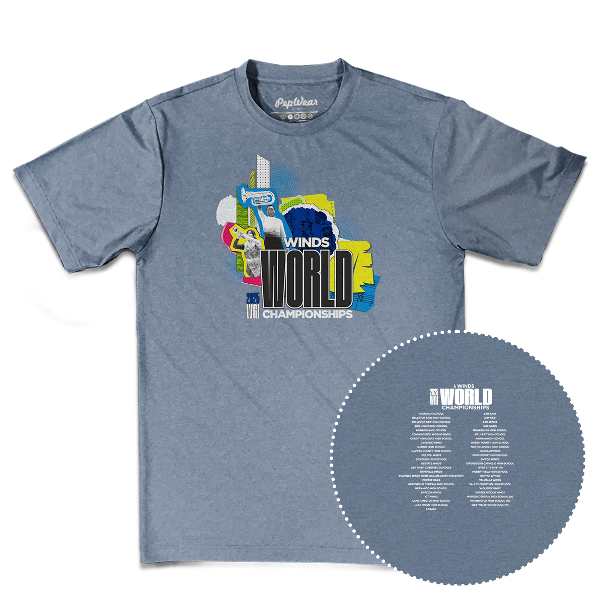 WGI 2025 Winds World Championships Performance T-Shirt