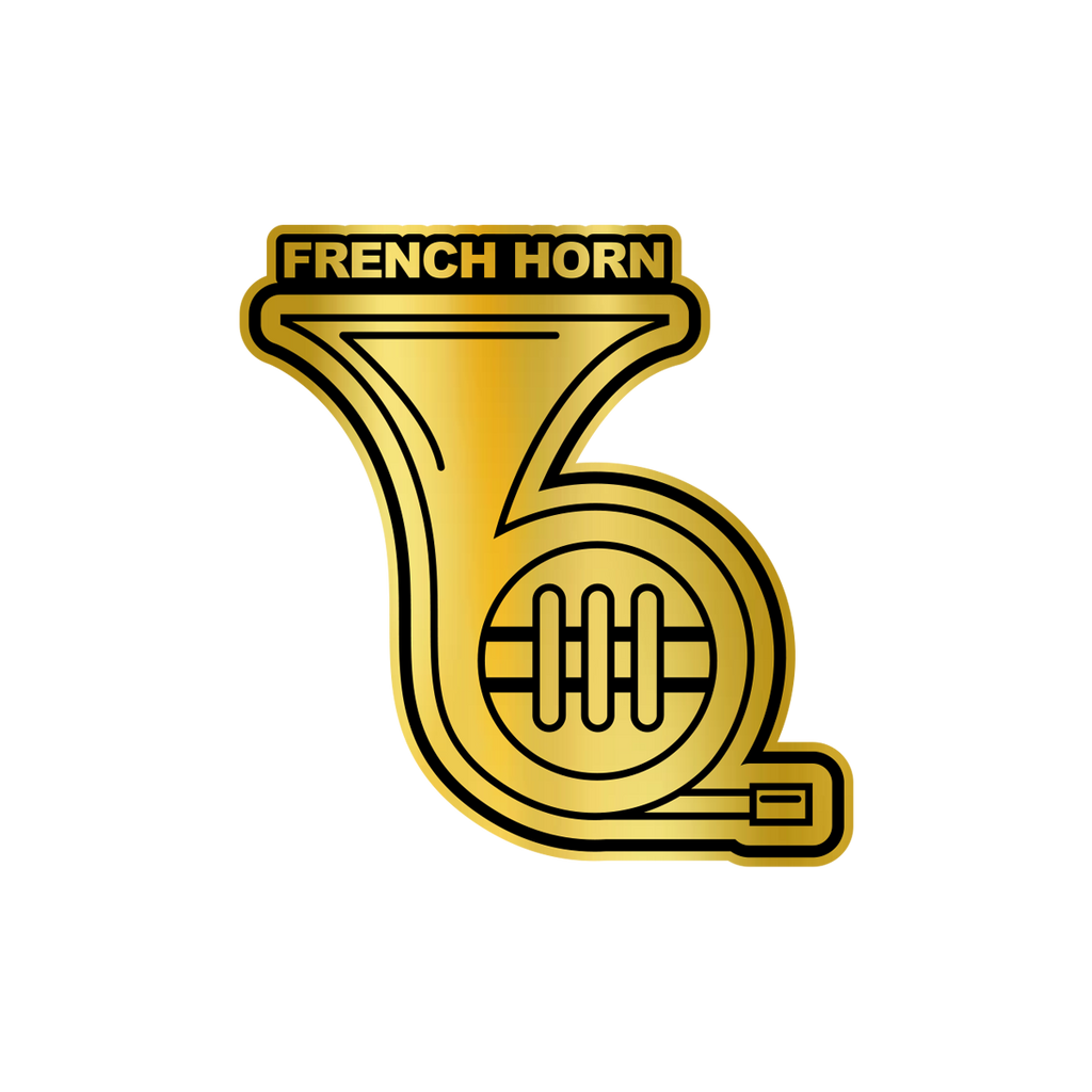 French Horn Sticker