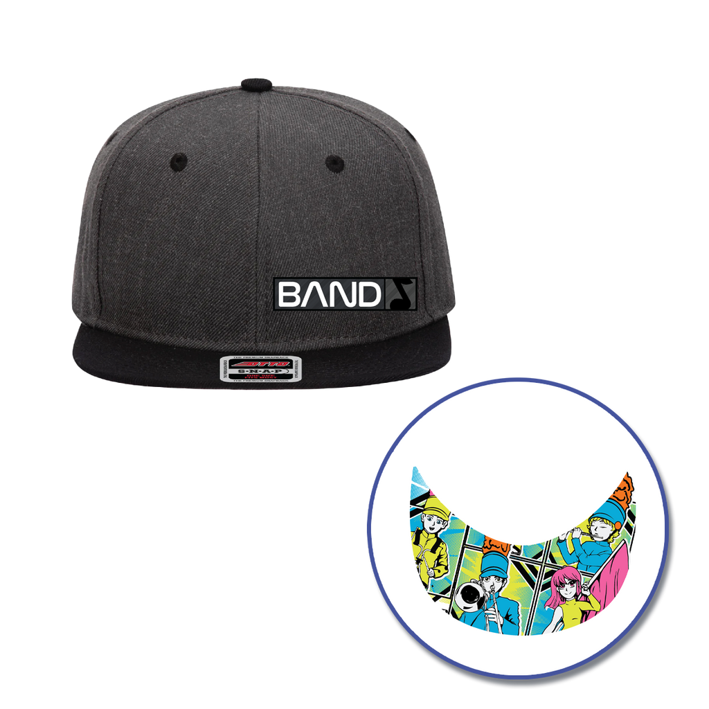 Band Flat Bill Cap