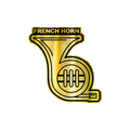 French Horn Sticker